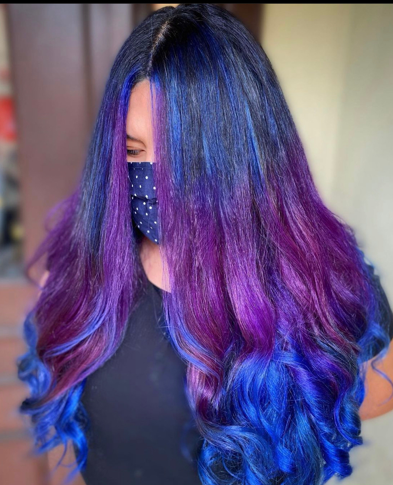 Mermaid Hair Coloring