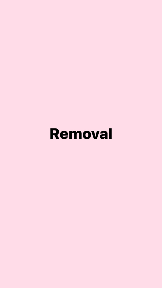Lash Removal
