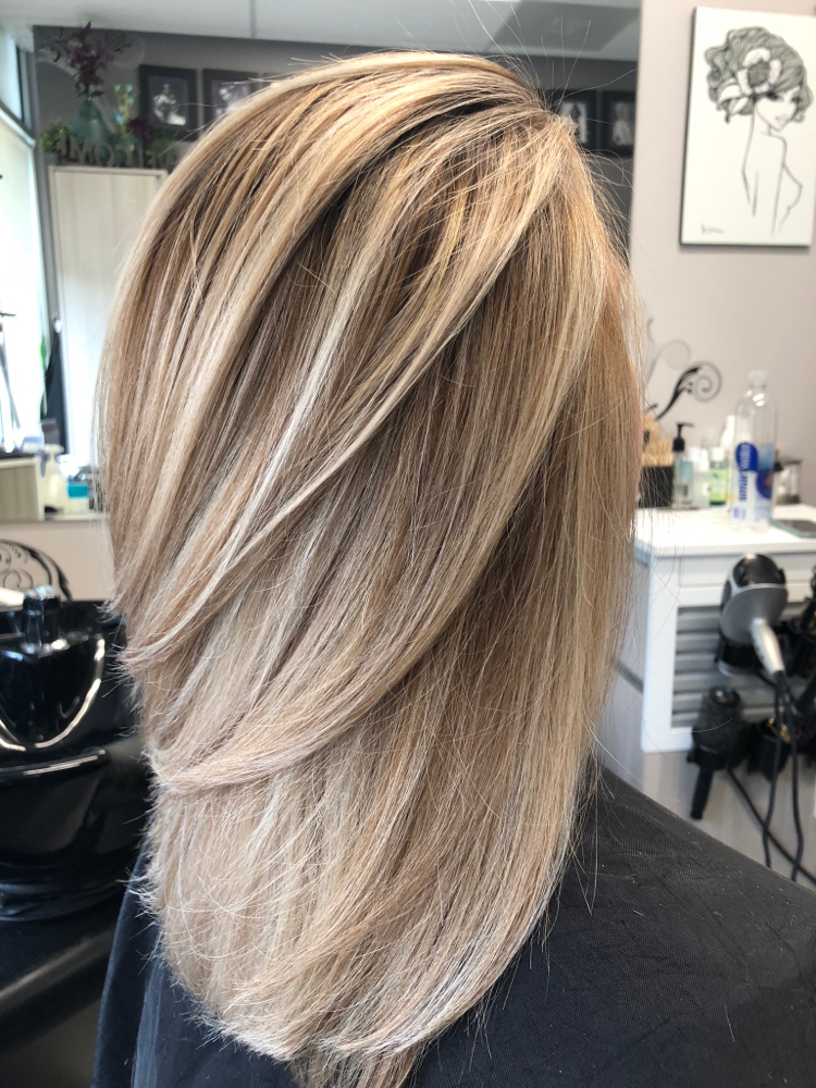 FULL Head HIGHLIGHT COLOR + HAIRCUT