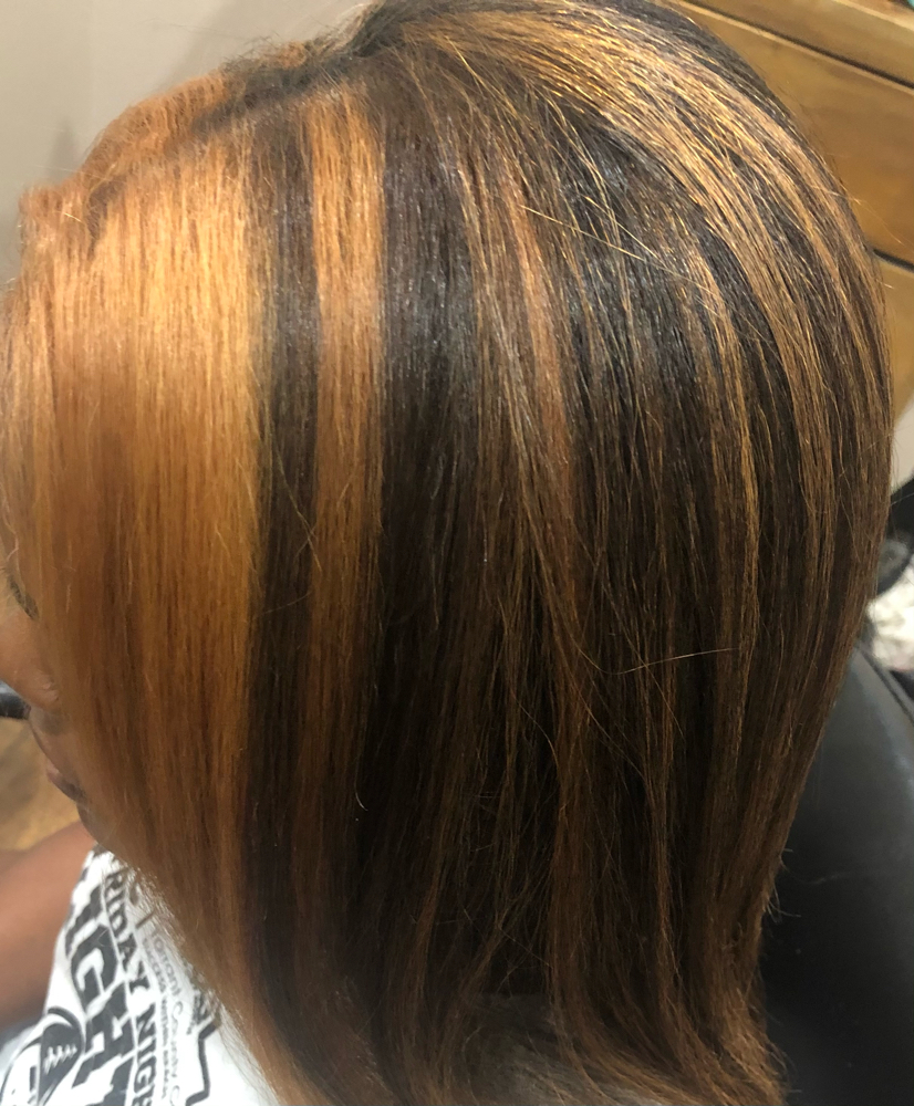 Highlights at J’s Chic Hair in Arlington, TX