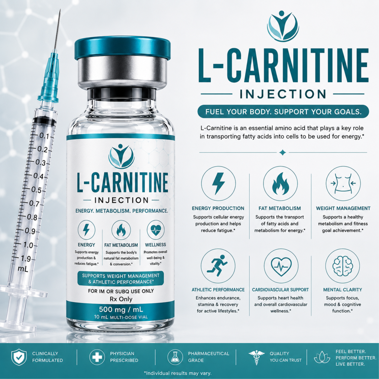 L-Carnitine Injection 💗 at Precision Total Health & Wellness Clinic in Plant City, FL