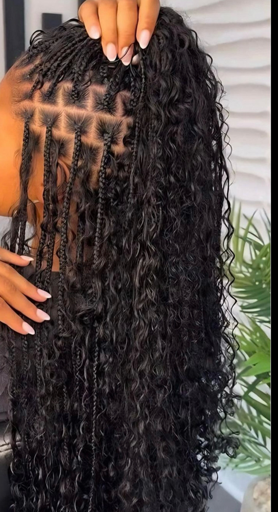 medium bohemia knotless ( midback)