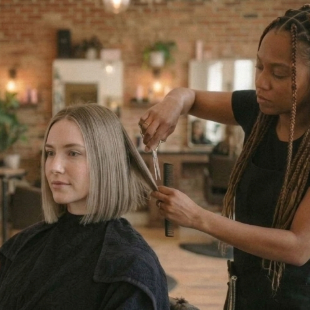 Trim/Dry Cut at Haus of Reign Inside Edward Douglas Salon in Homewood, IL