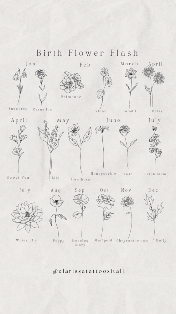 Birth Flower Flash