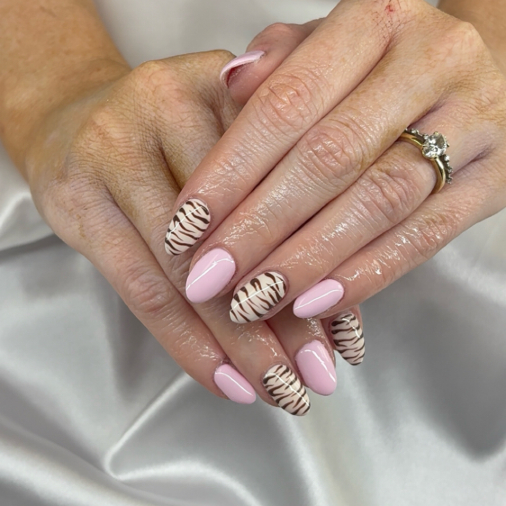 Builder Gel Mani at Nailsxlit in Martinsville, VA