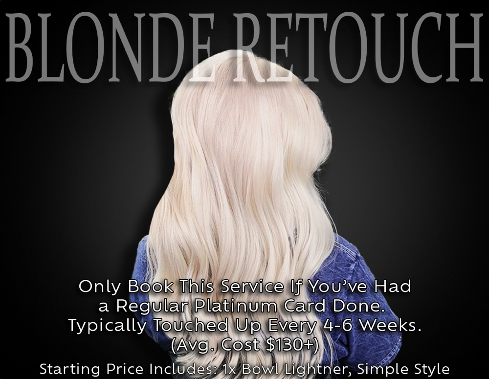 Blonde Retouch