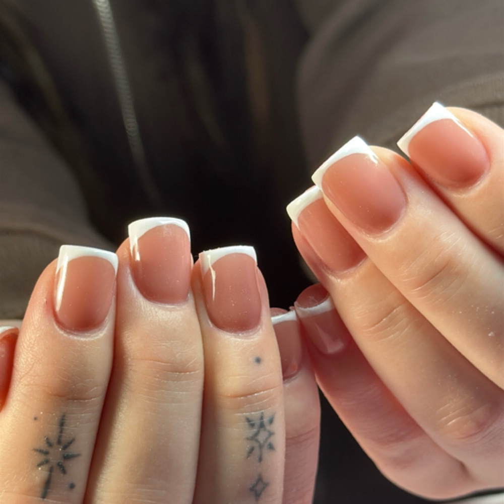 French Tips at Nails By Lish in Bottineau, ND