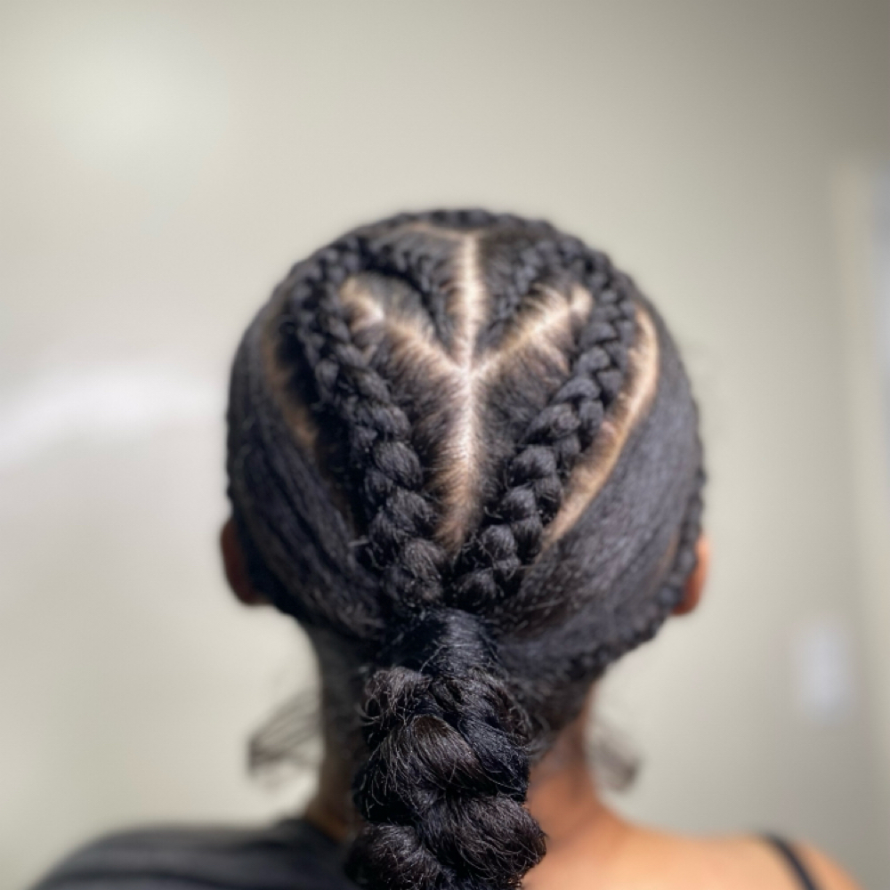 Braided Ponytail at Vaehdoeshair in Reading, PA