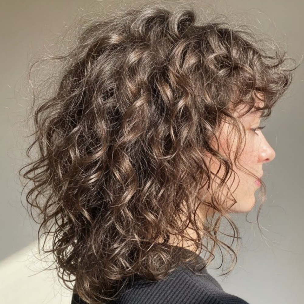Curly Haircut at Hair by Rachel Mae in Olympia, WA