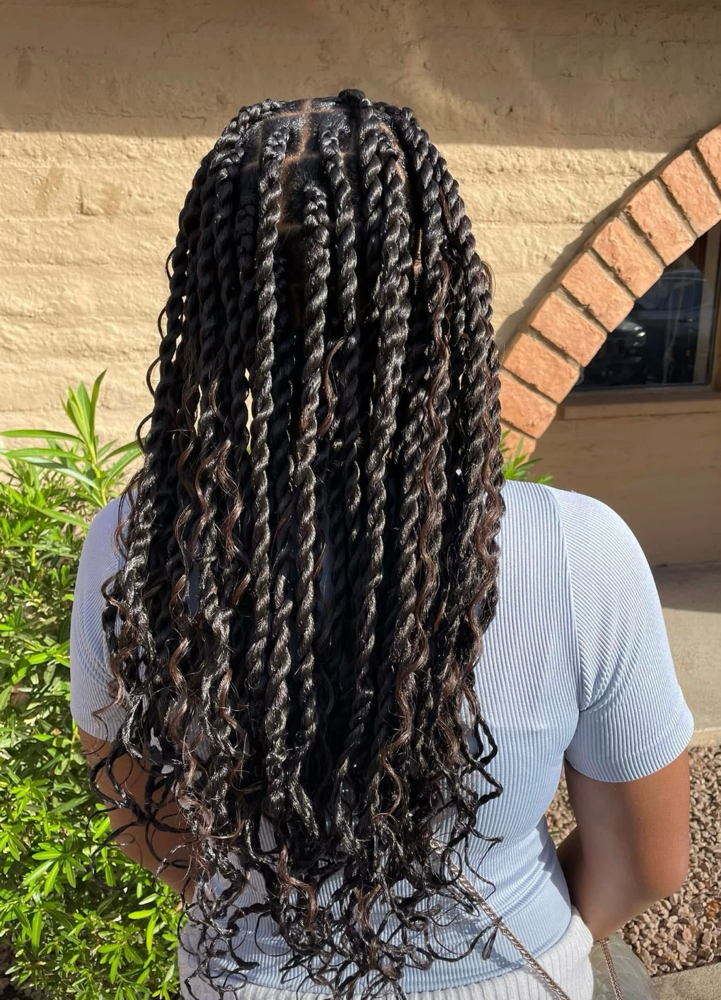 Med Goddess Knotless Passion Twist