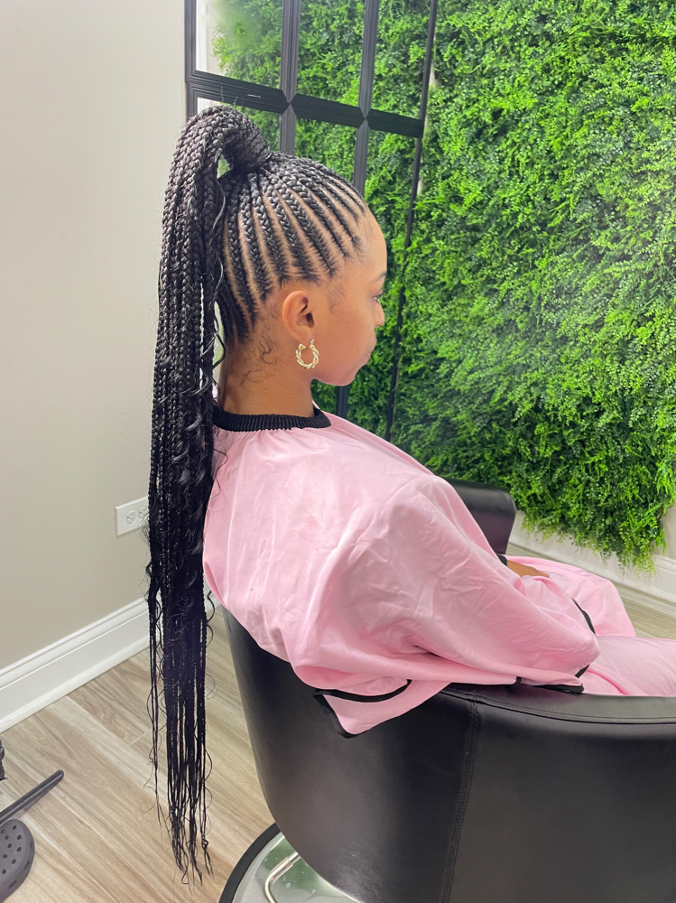 Medium Braided PONYTAIL