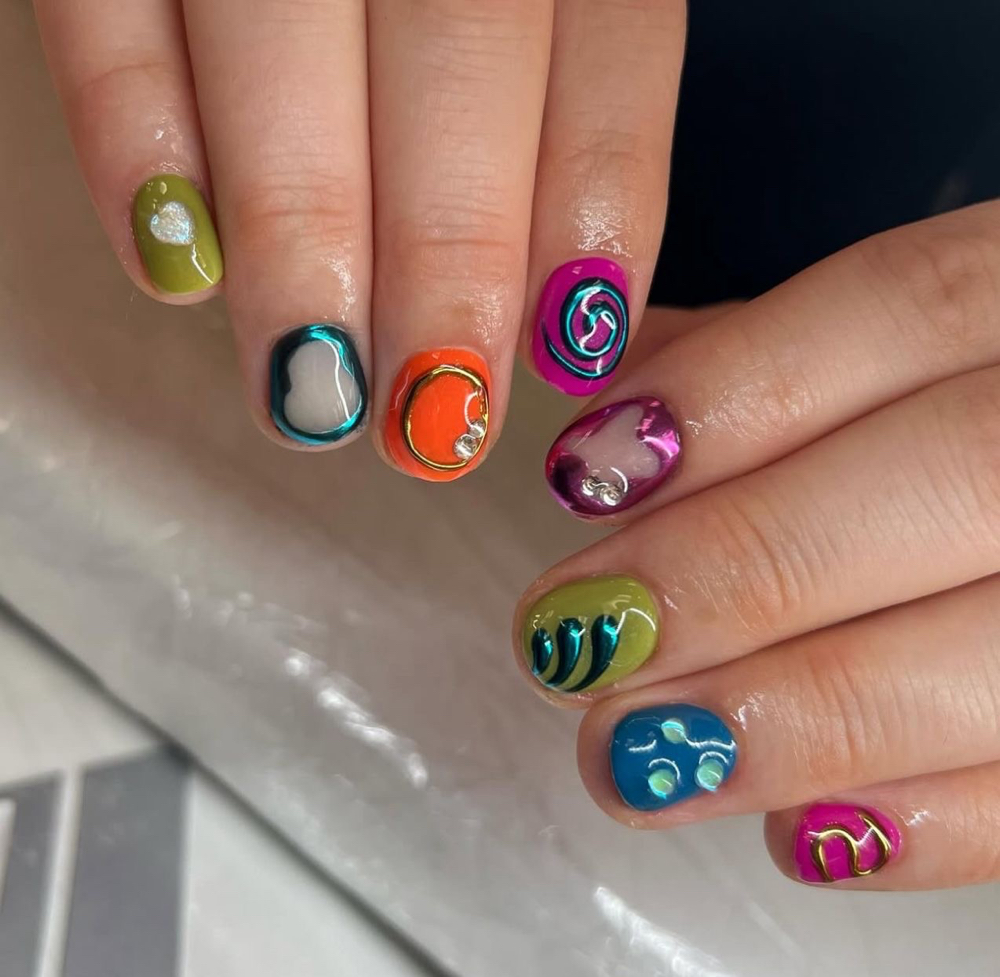 Manicure at Angamarca Nails Studio in New Haven, CT