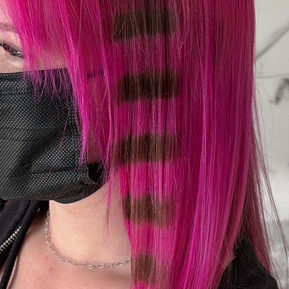racoon stripe at hope the hair artist in Logan, UT