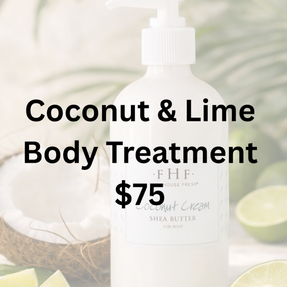 Coconut & Lime Body Treatment at Moonflower Aesthetics & Nails in Manistee, MI