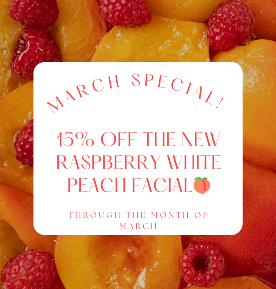 Raspberry White Peach Facial