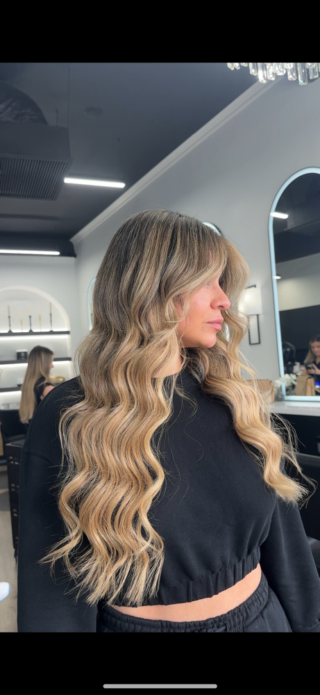 Hair Extension Install at NL Hair Extensions in Islip, NY