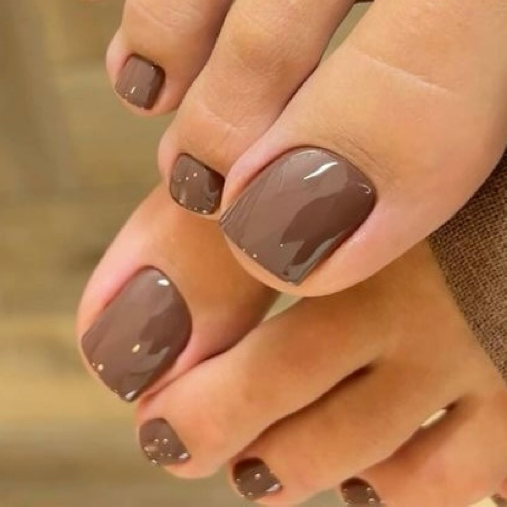 Gel Pedicure (Polish Only) at The Vault Salon in Norton, KS