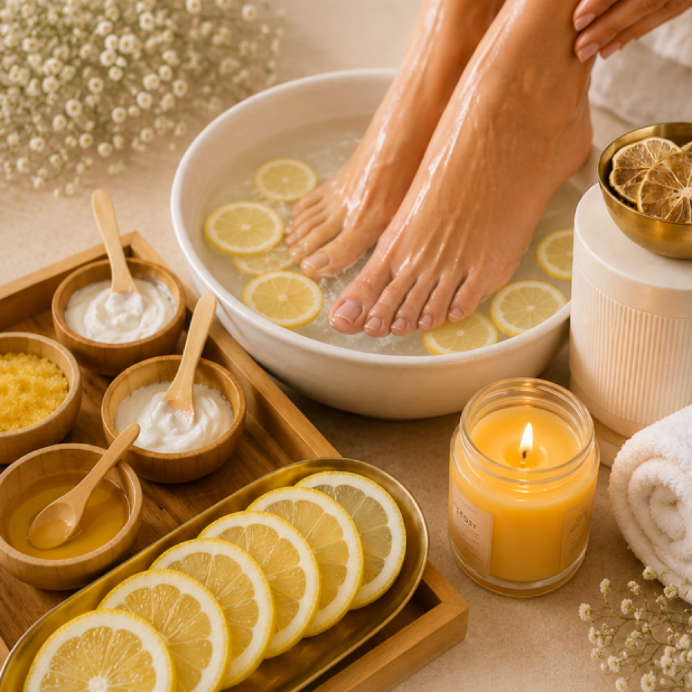 Spa Pedi-  Citrus Bliss(Monthly) at 7 1 8 Beauty Bar in Hoboken, NJ