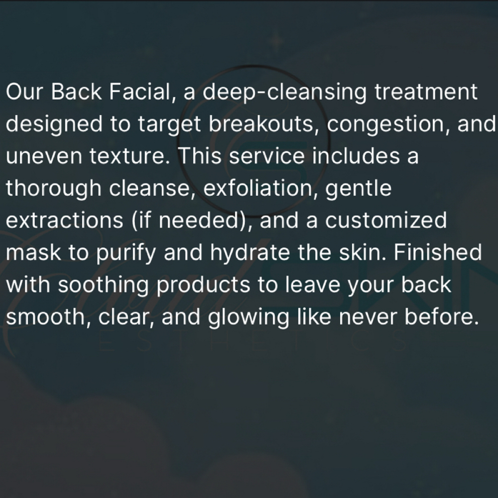 Radiant Back Reset at Cloud Skin Esthetics LLC. in Redford, MI