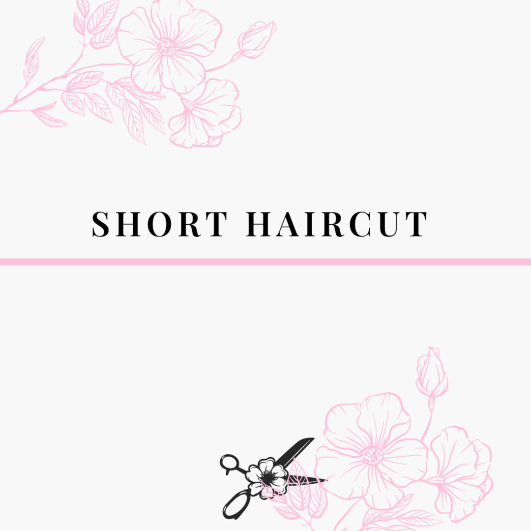 Short Haircut at Brushed Roots Salon in Round Rock, TX