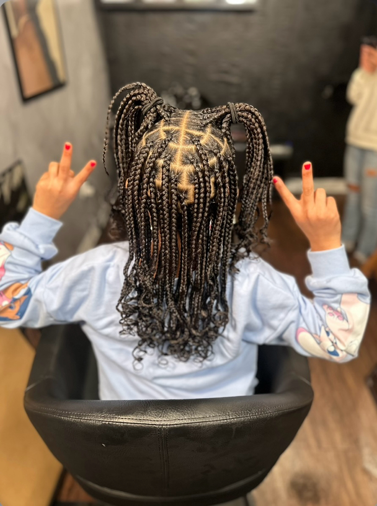Kids Medium Knotless at Ashley Nicole Hair in Dallas, TX