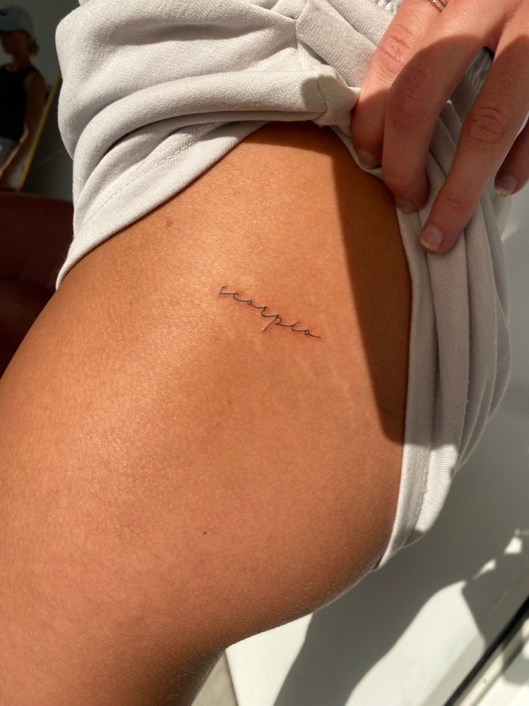 Fine Line Tattoo - Less Than 3in