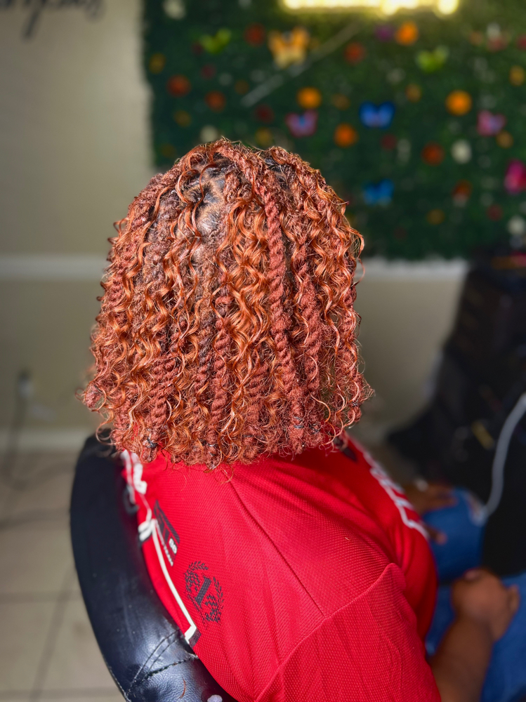 Two Strand Twist Bob Length