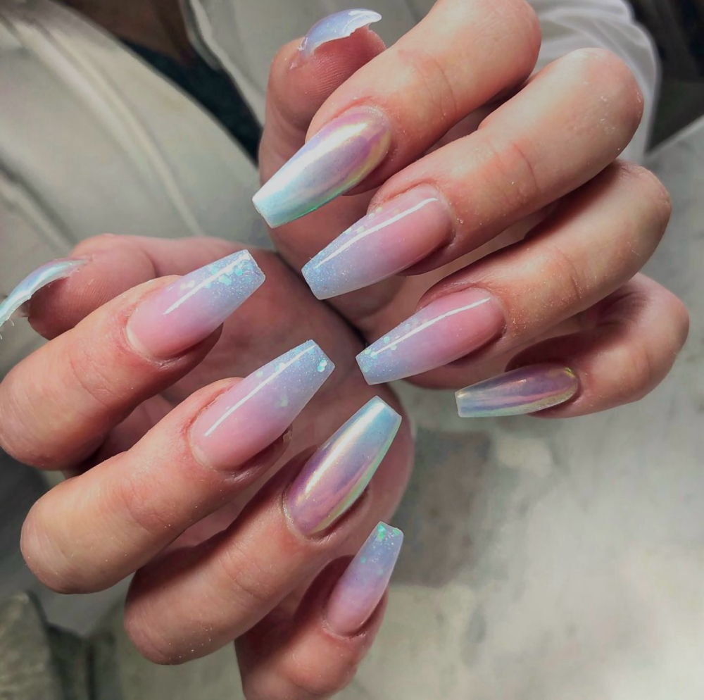 Acrylic Fill at Kellidoscope Nail Bar in Clinton Township, MI