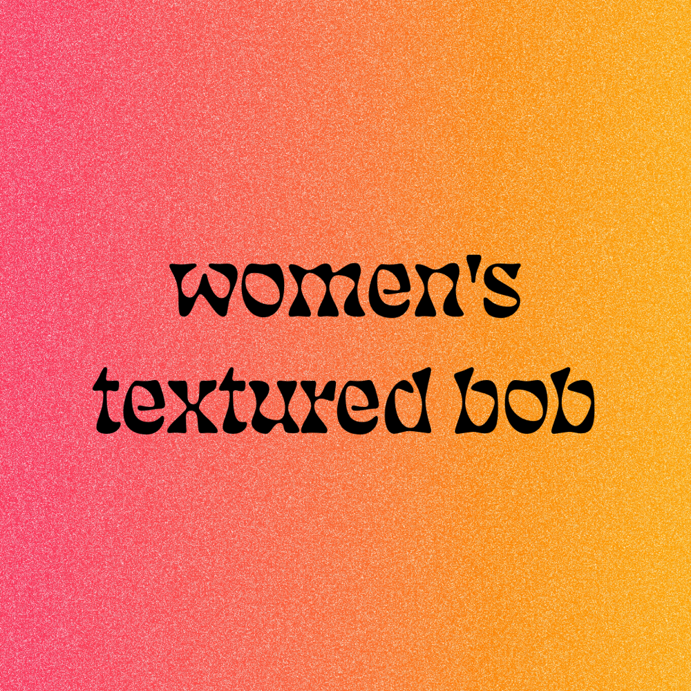 women’s textured bob at october raine studio in temecula, CA