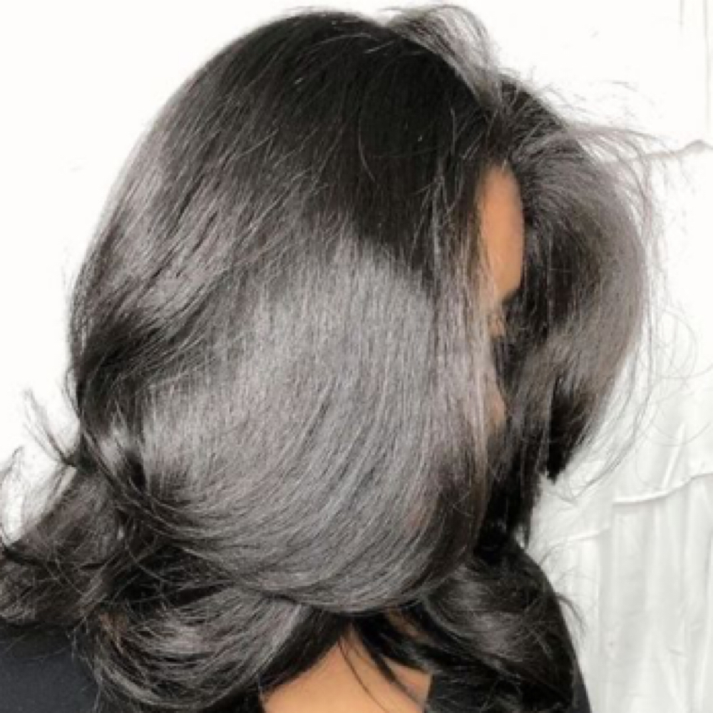 NATURAL SILK PRESS at ANASA CO. STUDIO in Alpharetta, GA