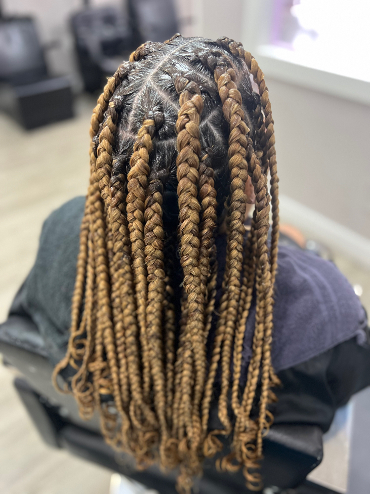 Knotless Box Braids, Large, Long
