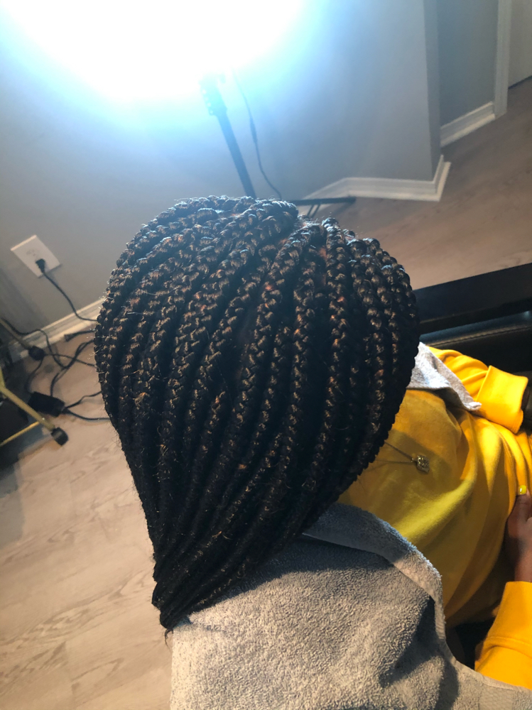 Box Braids (Medium) Waist Length