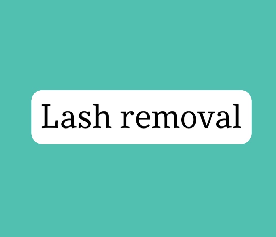 Lash Removal