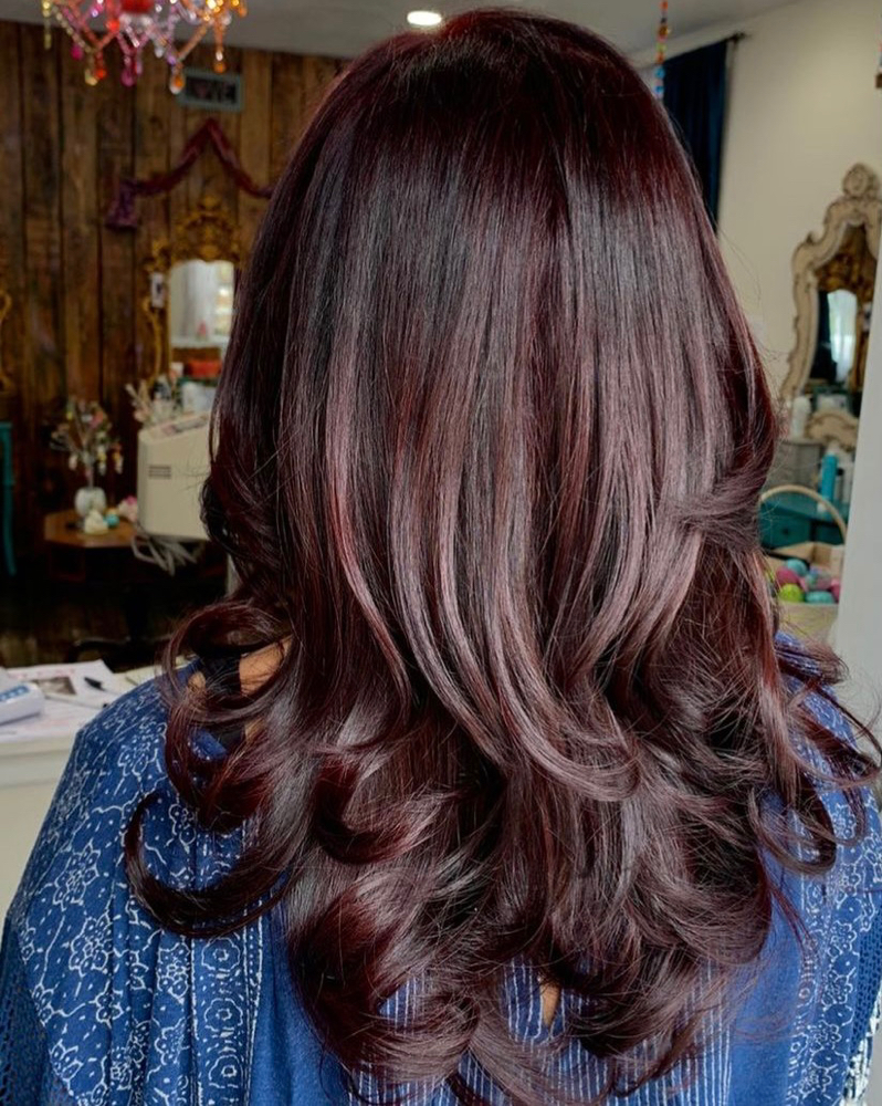 All Over Color With Blowdry