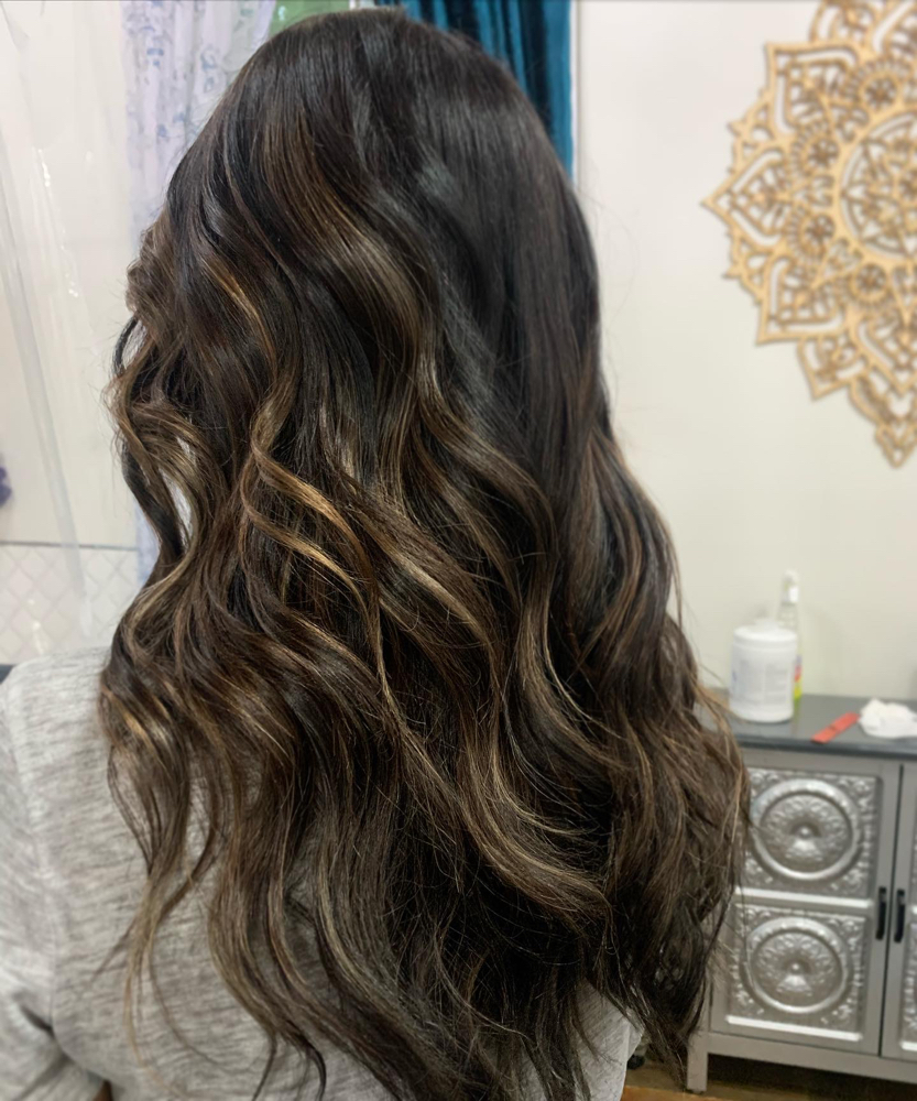 Partial Highlight With Blowdry