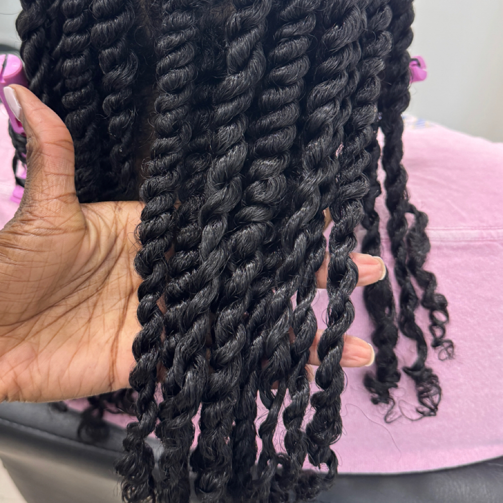 Two Strand Twist at Akilah Beauty studio in GA, GA