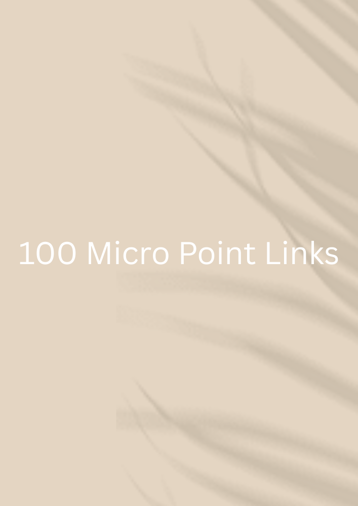 100 Micro Point Links