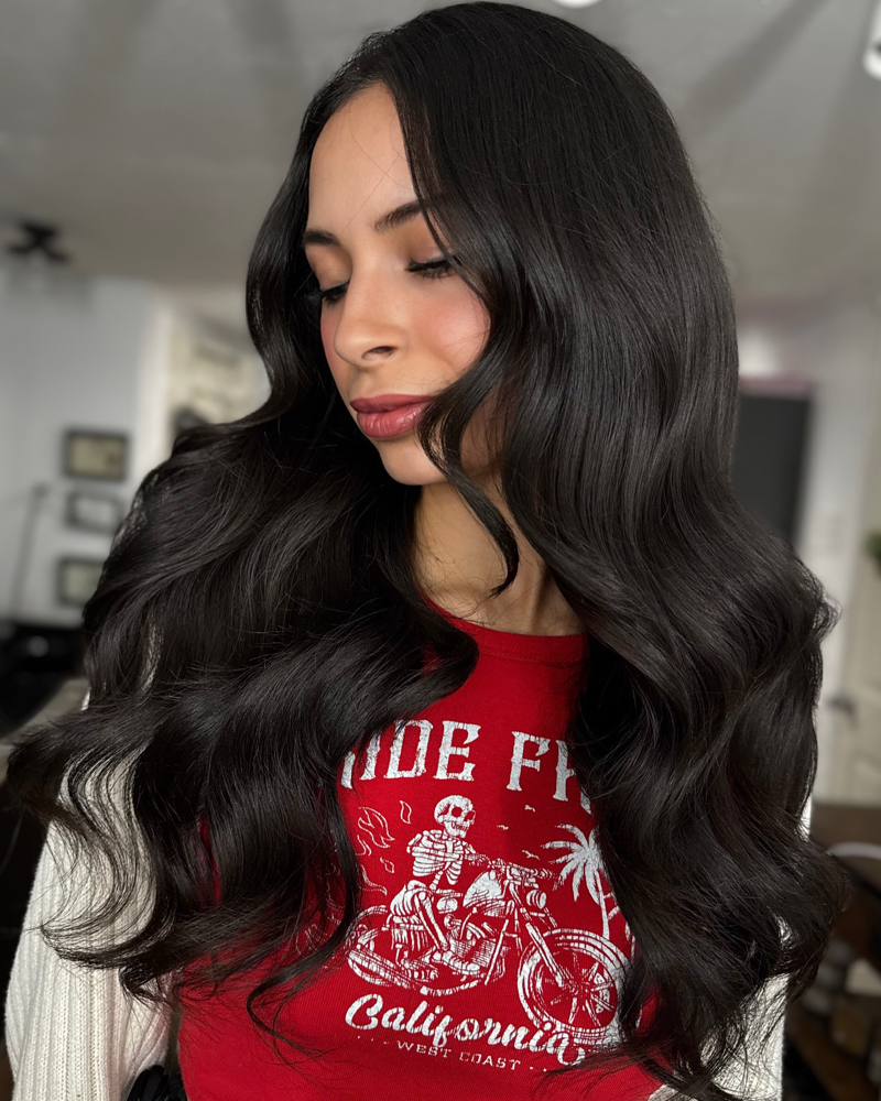 Weft Extension Install at Toriirose Hair Artistry in San Antonio, TX