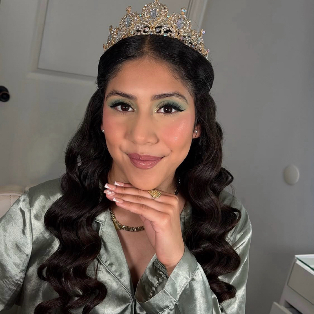 Quinceañera VIP Glam Package at Andrea R PRO MUA & Hairstylist in Brownsville, TX