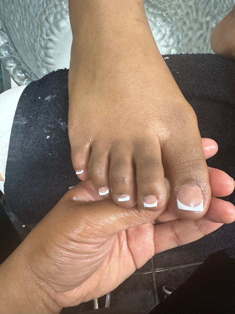 Acrylic Toes W/ SPA pedicure