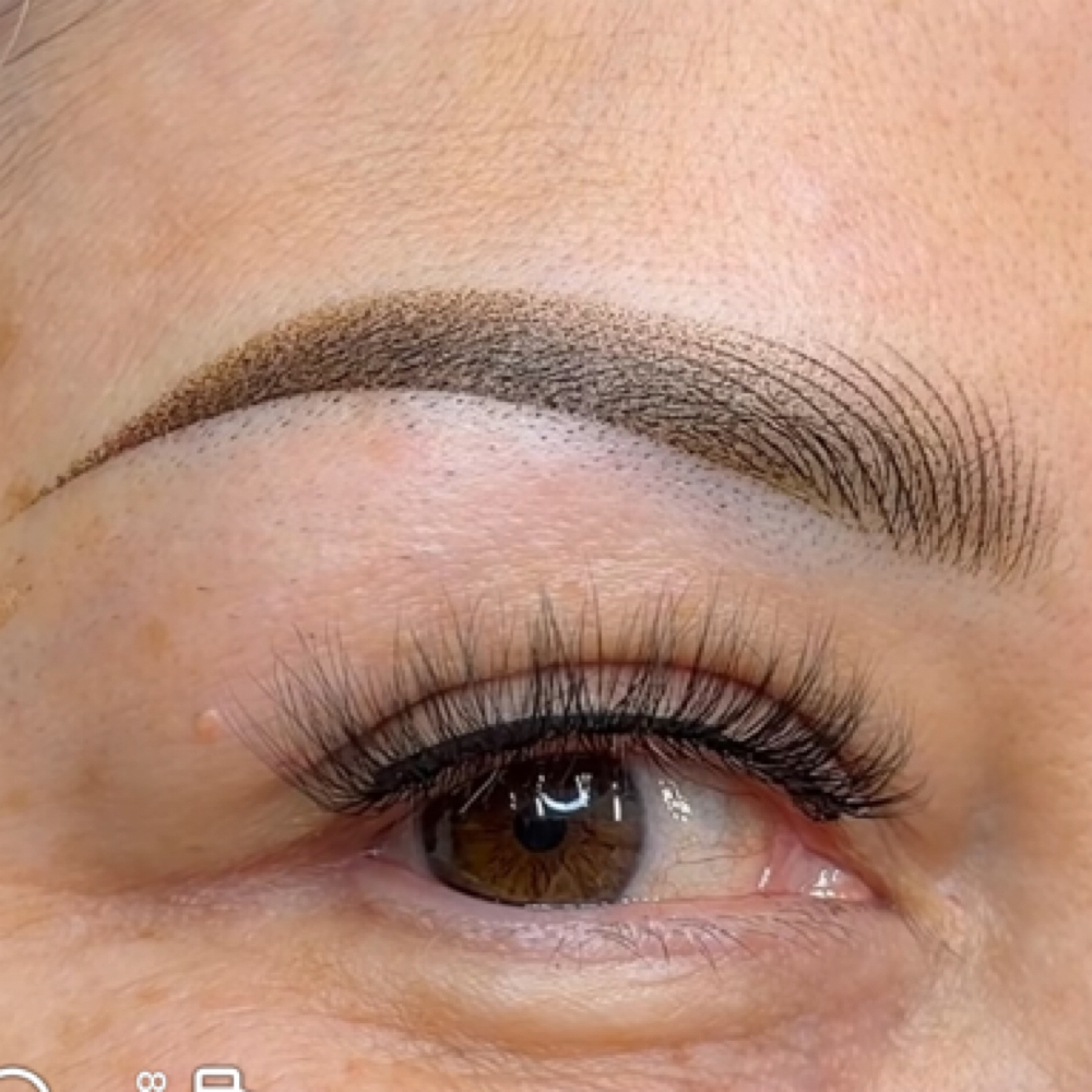 Combo NanoHairstroke+ microshading at ProNails Lashes & Brows Studio in Woodburn, OR