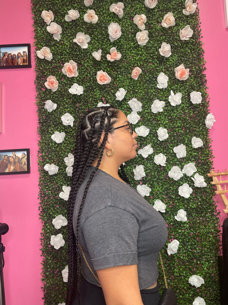 Medium Knotless Braids