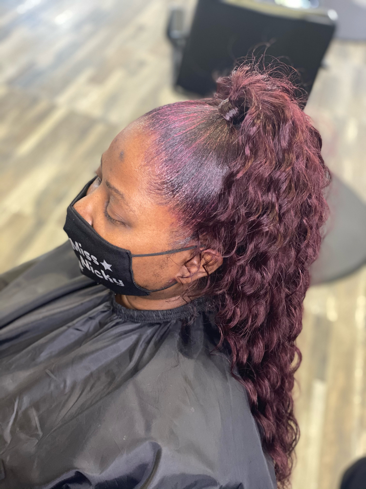 Half Up Half Down Sew-In
