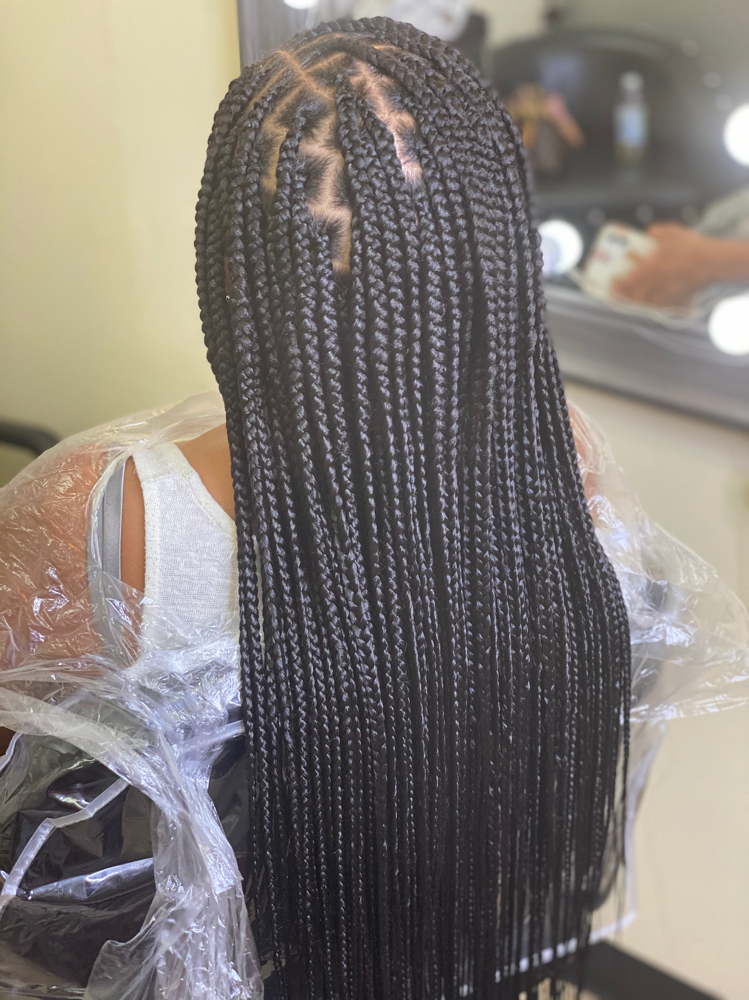 Small/Med. Knotless Braids