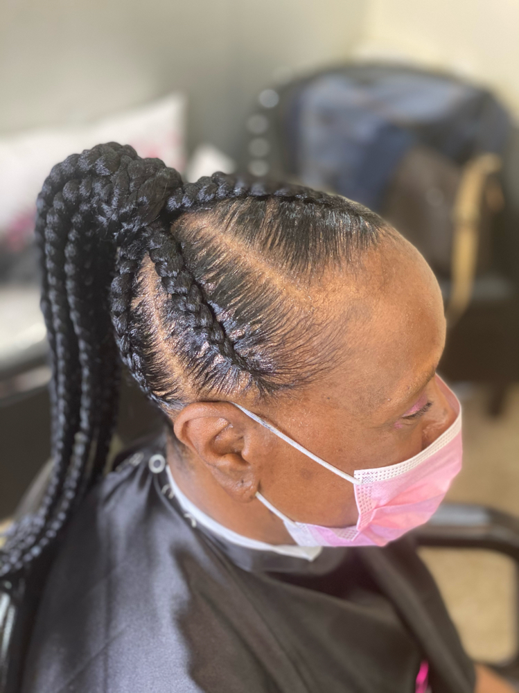 Large Feedin Ponytail