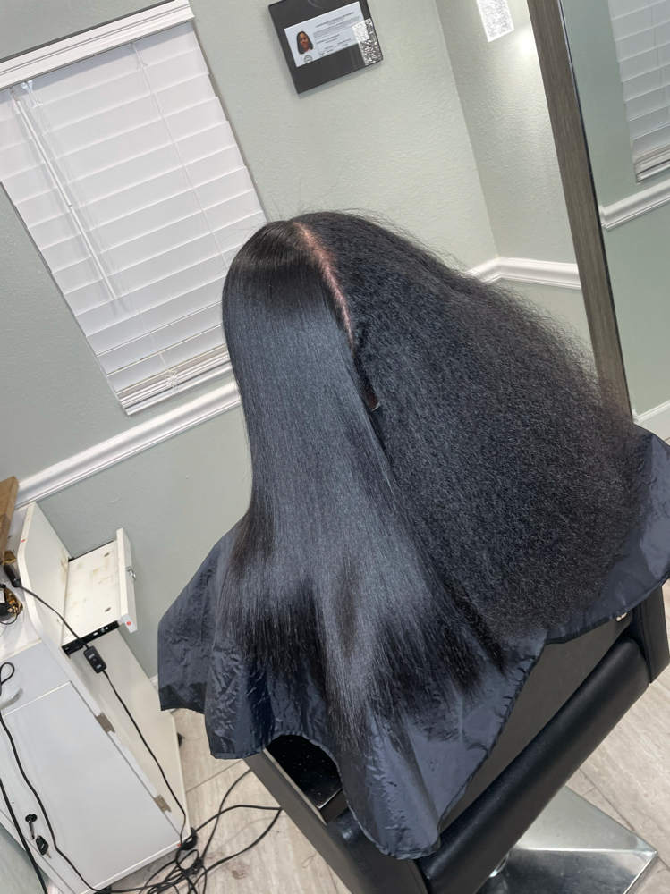 Silk Press/ Bone Straight Hair