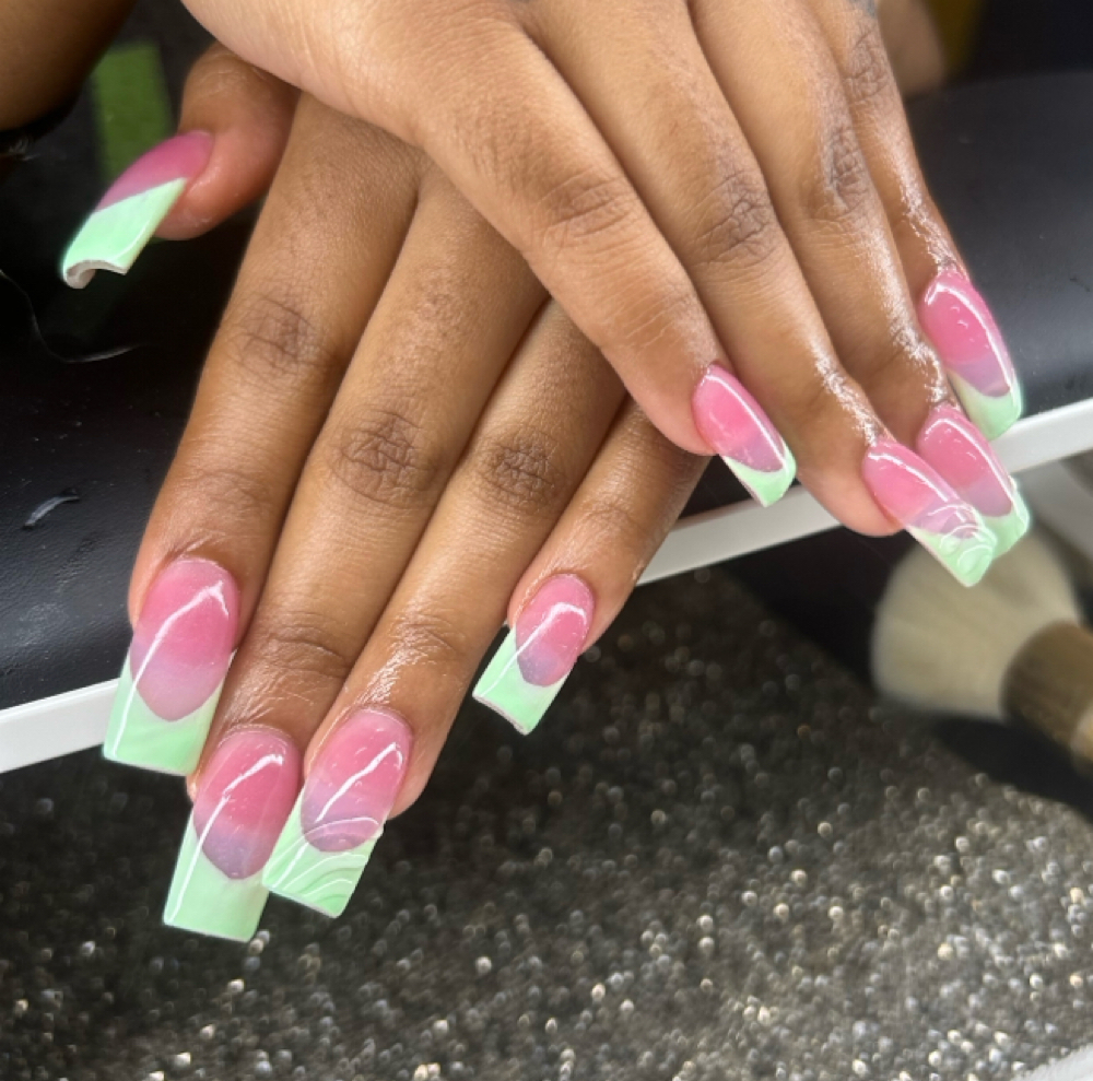 Long Acrylic Fullset at The Beauty Bar in Leland, MS