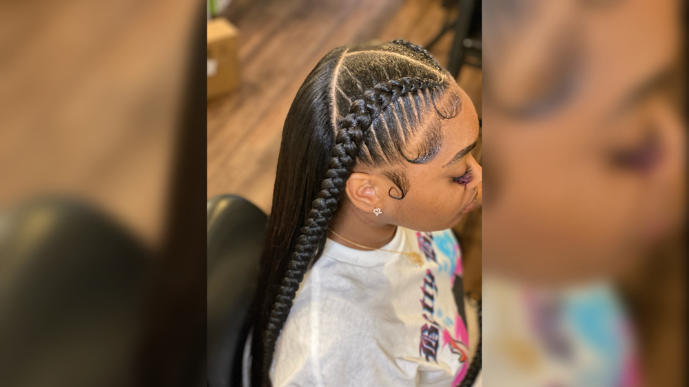 Half Up With Sew In