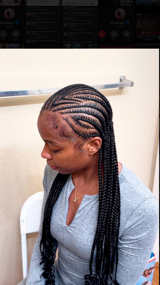 Alicia Keys Stitch Braids