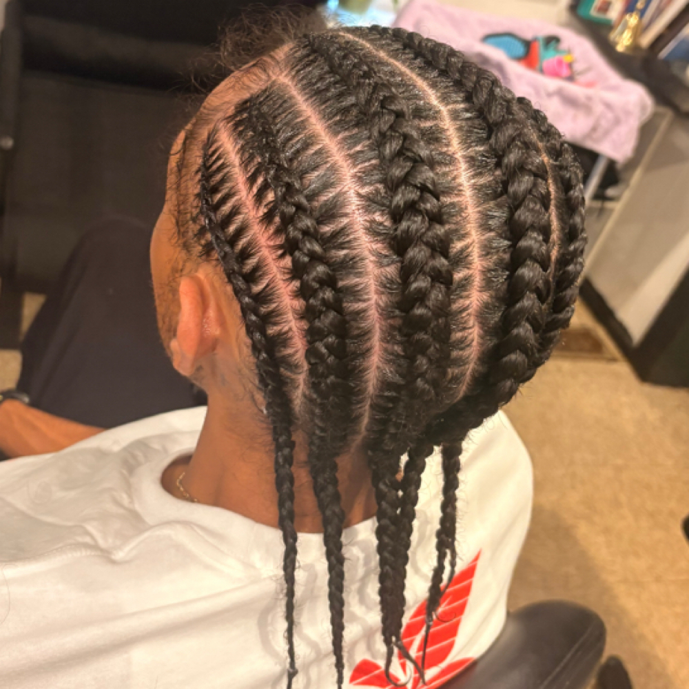4-6 Cornrows at Bonitaa Beauty Co. in Syracuse, NY